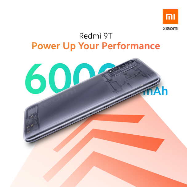 XIAOMI REDMI 9T 6.53" 4GB/64GB DUAL SIM MOBILE PHONE (BLUE)
