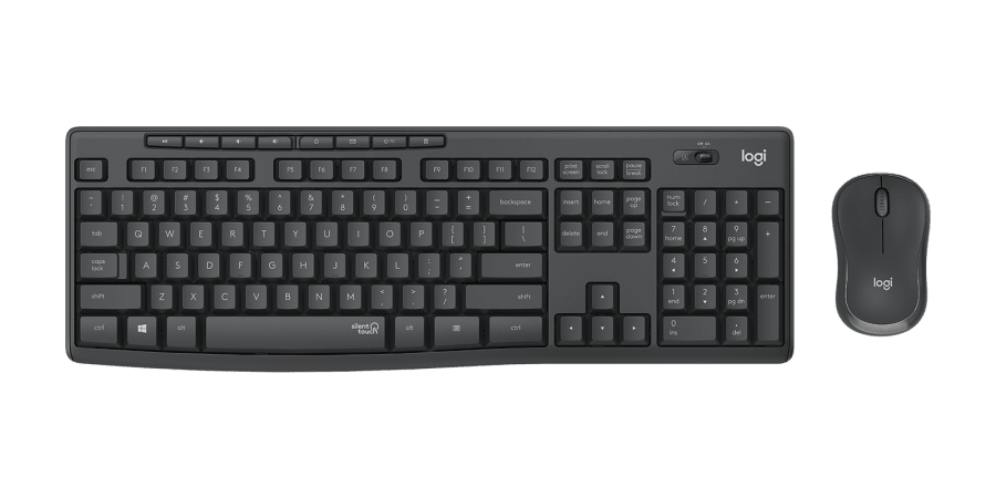 LOGITECH WIRELESS KEYBOARD + MOUSE MK295 SILENT COMBO