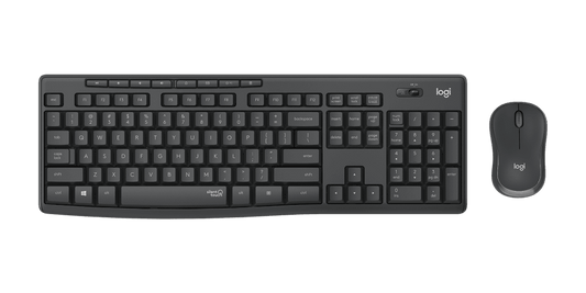 LOGITECH WIRELESS KEYBOARD + MOUSE MK295 SILENT COMBO