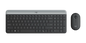 LOGITECH SLIM WIRELESS KEYBOARD + MOUSE MK470 (GRAPHITE)