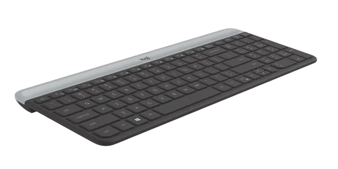 LOGITECH SLIM WIRELESS KEYBOARD + MOUSE MK470 (GRAPHITE)