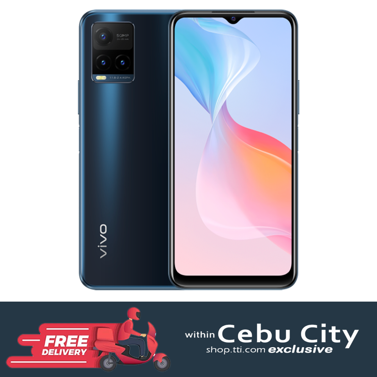VIVO Y21T V2131 4GB/128GB DUAL SIM MOBILE PHONE (BLUE)