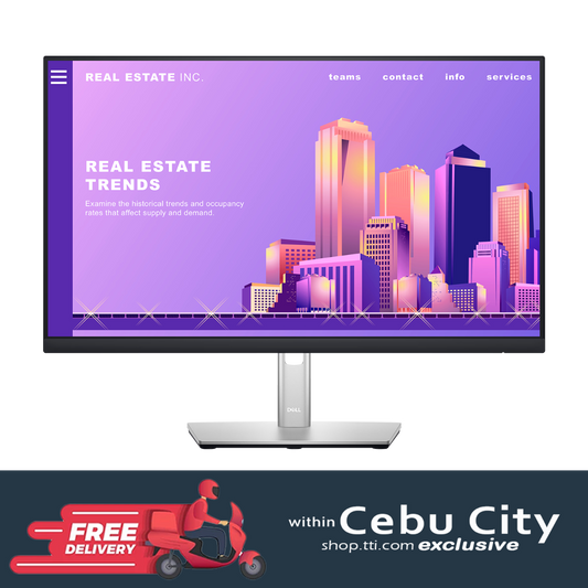 DELL P2422H 24" FHD LED IPS MONITOR (HDMI, DP, VGA, USB)