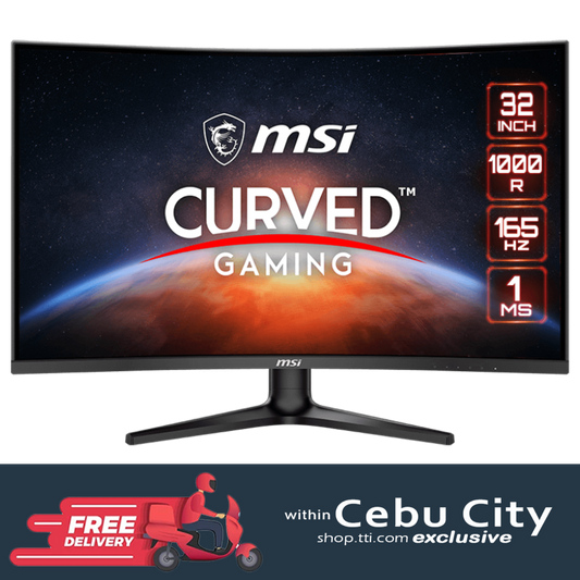 MSI OPTIX G321C 31.5" FHD LED CURVED GAMING MONITOR 165HZ WLMNT (DP, 2XHDMI)