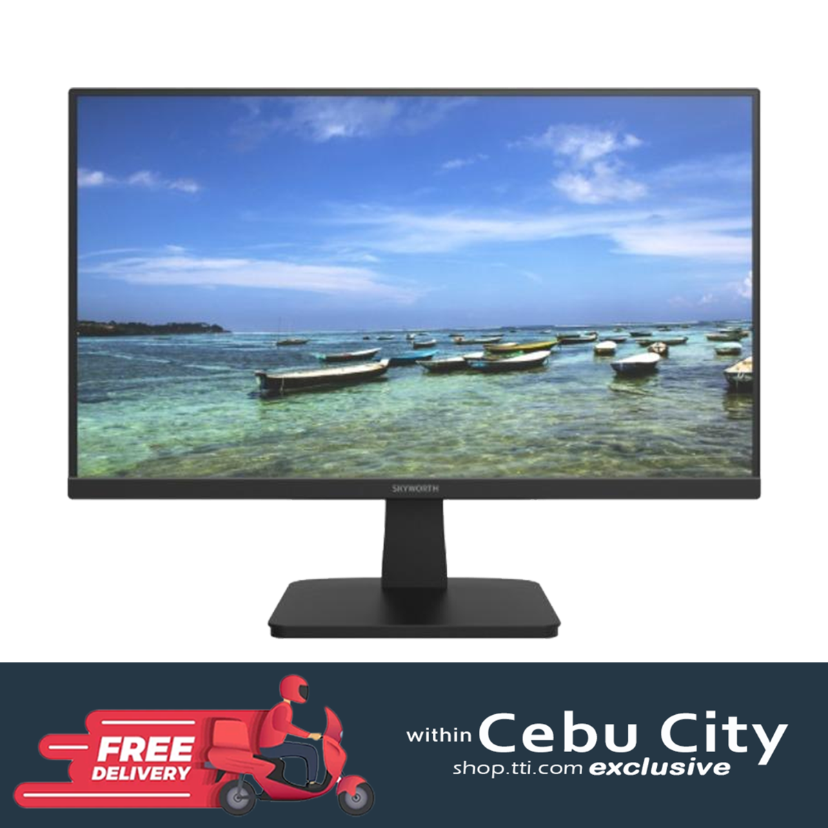 SKYWORTH M223FJ 21.5" FHD LED MONITOR (VGA, HDMI)