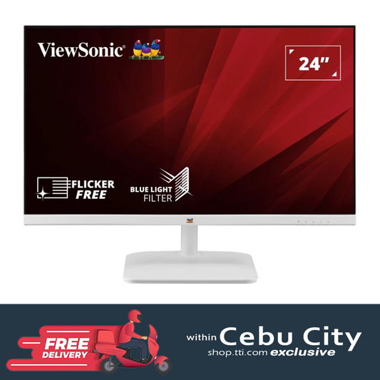 VIEWSONIC VA2430-H-W-6 23.8" WIDE FULL HD LED MONITOR WLMNT (VGA, HDMI)