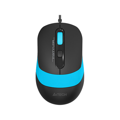 A4TECH FM10 FSTYLER WIRED OPTICAL MOUSE (BLUE)