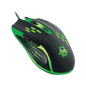 CLIPTEC SAURIS 2400DPI ILLUMINATED GAMING MOUSE (GREEN)
