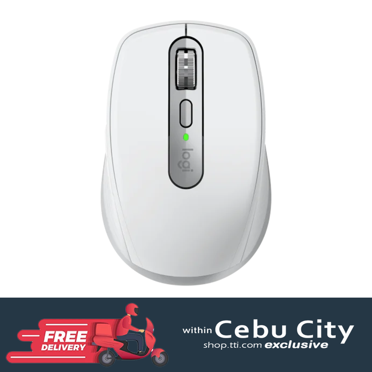 LOGITECH MX ANYWHERE 3 FOR MAC WIRELESS MOUSE (PALE GRAY)
