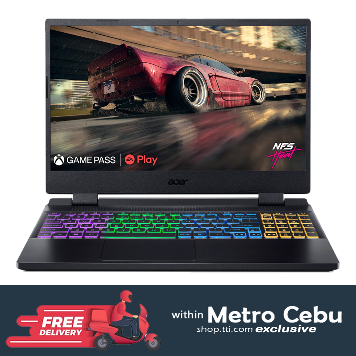 ACER NITRO 5 AN515-46-R8H3 R7-6800H/16GB/512GB NVME/3070 8GB/15.6 165HZ/W11H (BLK)
