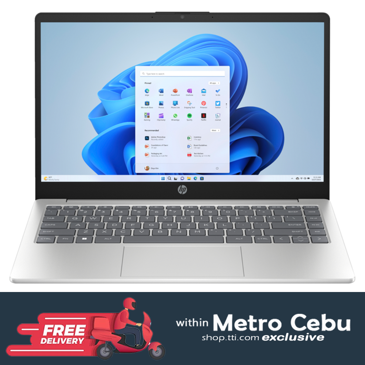 HP 14-EP0024TU (80R06PA) I3-N305/8GB/512GB NVME/14/W11H/OFC21HS (SLV)