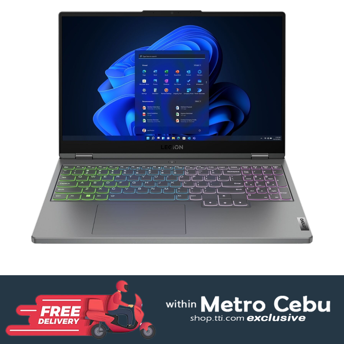 LENOVO LEGION 5-15IAH7H 82RB005VPH I7-12700H/8GB+8GB/512GB NVME/3060 6GB/15.6 165HZ/W11H/OFC21HS (GRY)