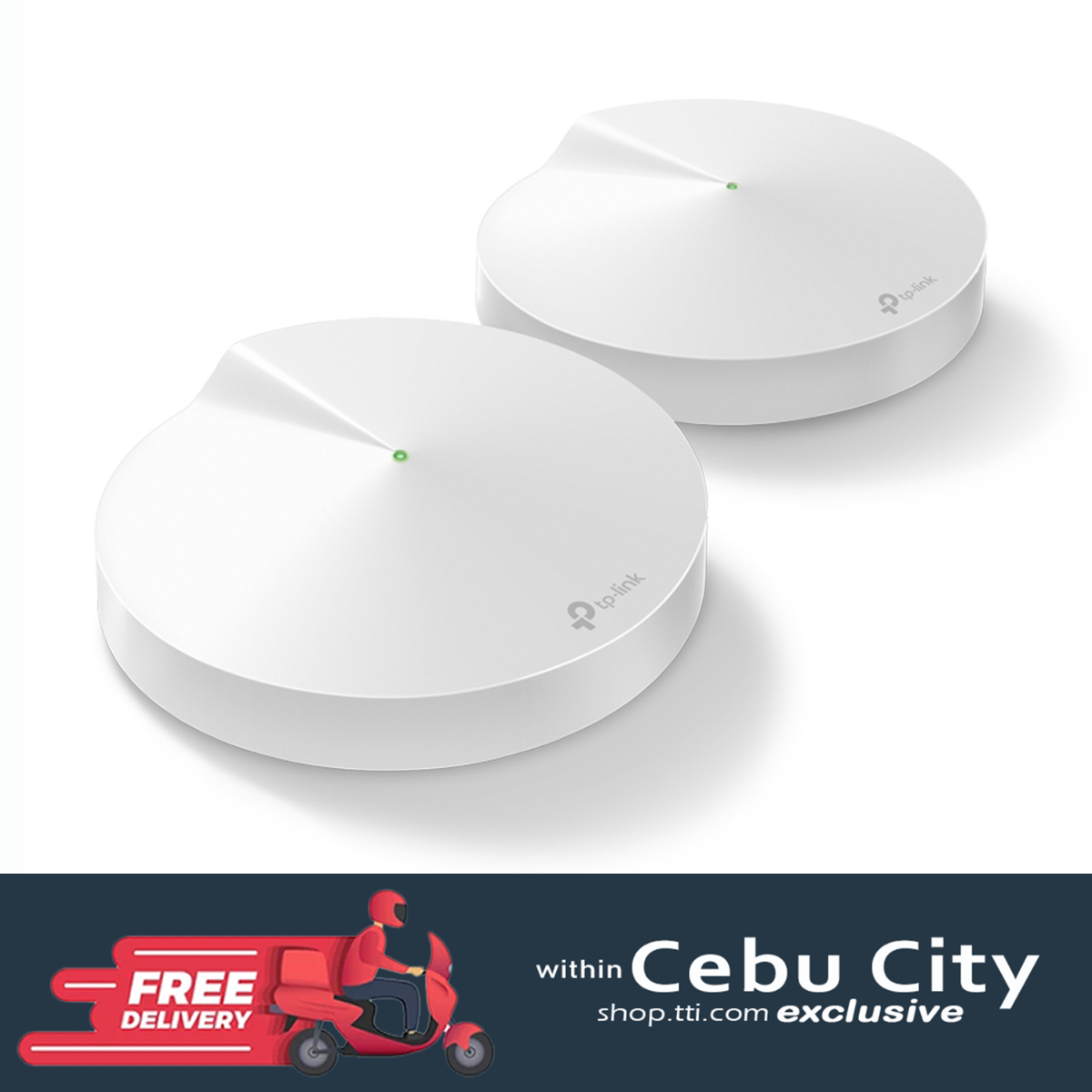 TPLINK DECO M9 PLUS AC2200 WHOLE HOME MESH WIFI SYSTEM (2-PACK)