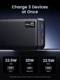 UGREEN PB312 POWERBANK 20000MAH 22.5W (2XUSB-A, USB-C) USB-C TWO-WAY FAST CHARGE (BLACK)