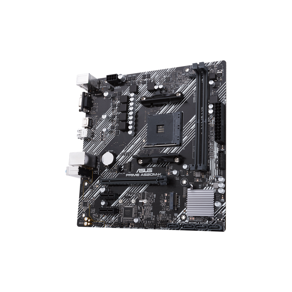 ASUS PRIME A520M-K 2DDR4 M.2 MOTHERBOARD (DB15, HDMI)