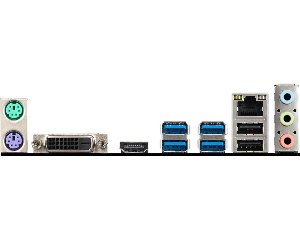 MSI A320M-A PRO 2DDR4 MOTHERBOARD (DVI, HDMI)