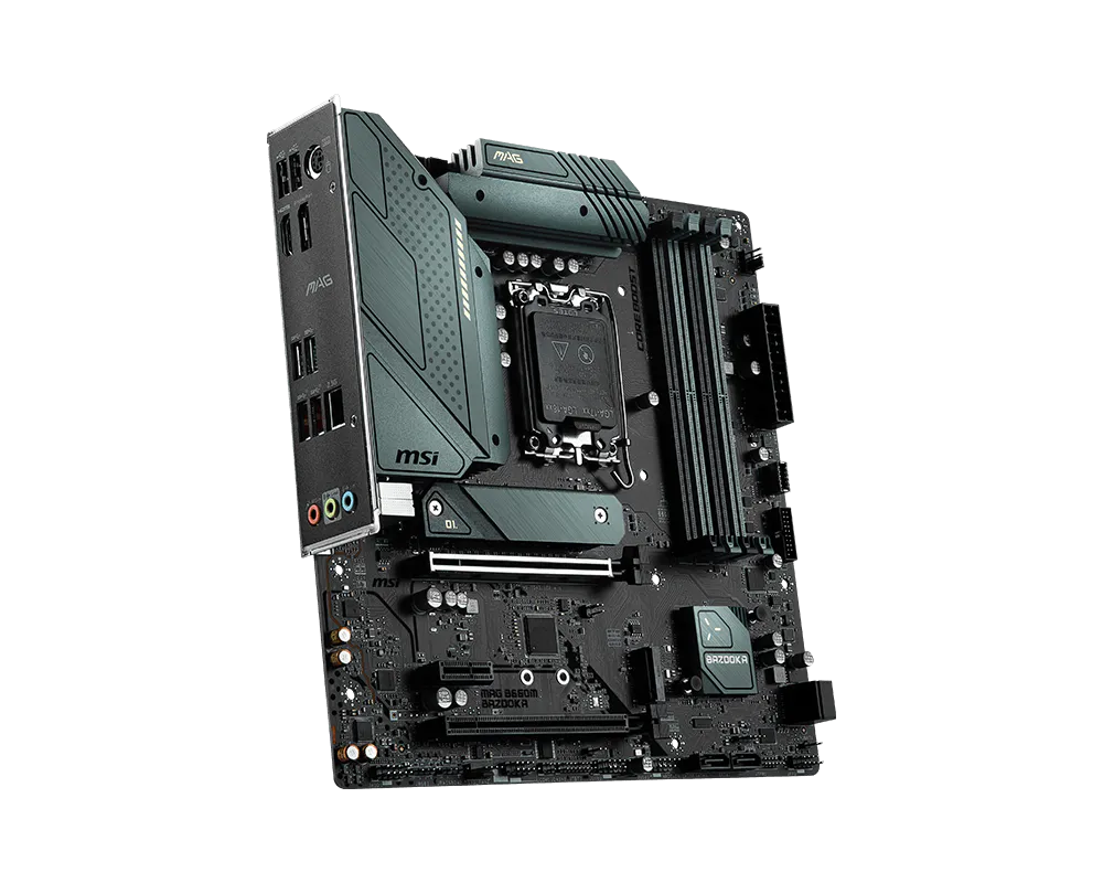 MSI MAG B660M BAZOOKA 4DDR4 2XM.2 MOTHERBOARD (HDMI, DP)