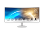 MSI PRO MP341CQW 34" ULTRA WIDE QHD LED CURVED MONITOR 100HZ W/ SPKR WLMNT (DP, 2XHDMI) WHITE