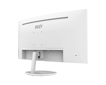 MSI PRO MP341CQW 34" ULTRA WIDE QHD LED CURVED MONITOR 100HZ W/ SPKR WLMNT (DP, 2XHDMI) WHITE