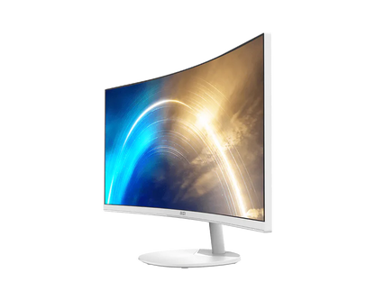 MSI PRO MP341CQW 34" ULTRA WIDE QHD LED CURVED MONITOR 100HZ W/ SPKR WLMNT (DP, 2XHDMI) WHITE