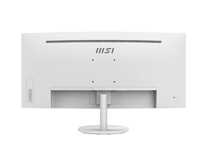 MSI PRO MP341CQW 34" ULTRA WIDE QHD LED CURVED MONITOR 100HZ W/ SPKR WLMNT (DP, 2XHDMI) WHITE