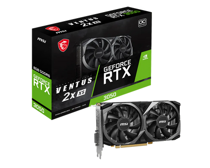 MSI RTX 3050 8G 128BIT GDDR6 VENTUS 2X XS OC (HDMI, DVI, DP)