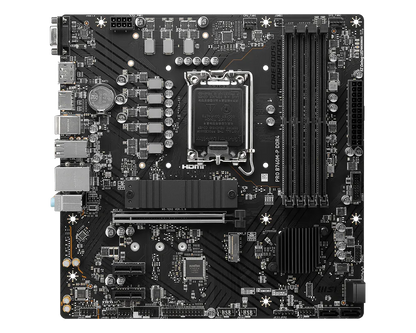 MSI PRO B760M-P 4DDR4 2XM.2 MOTHERBOARD (DB15, HDMI, DP)
