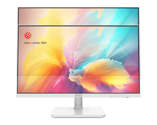 MSI MODERN MD2412PW 23.8" FHD LED IPS MONITOR 100HZ WLMNT (HDMI, USB-C) WHITE