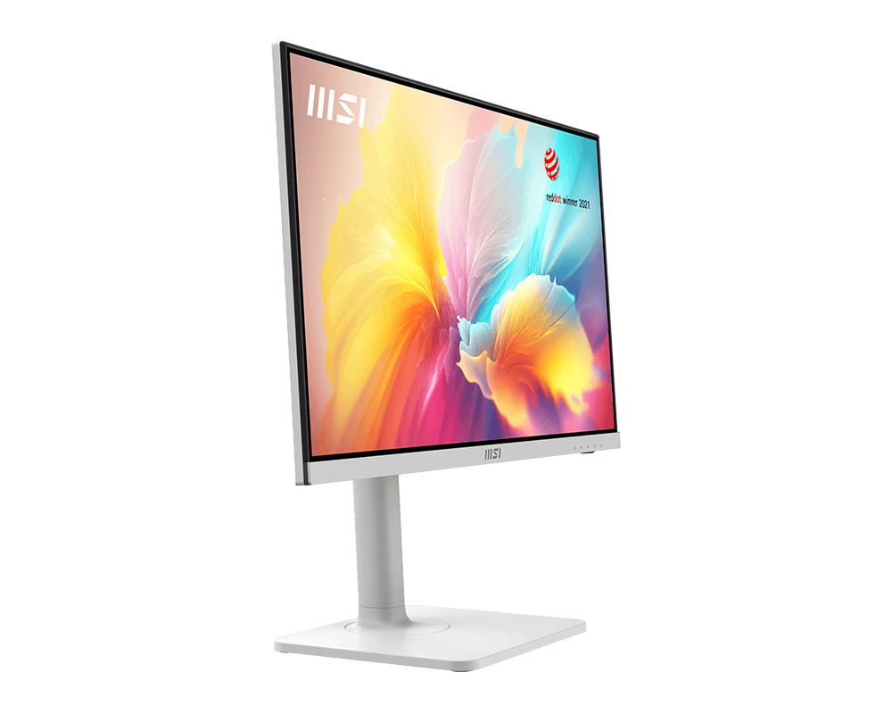 MSI MODERN MD2412PW 23.8" FHD LED IPS MONITOR 100HZ WLMNT (HDMI, USB-C) WHITE
