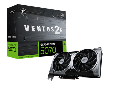 MSI RTX 5070 12GB 192BIT GDDR7 VENTUS 2X OC (HDMI, 3XDP)
