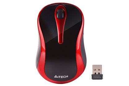 A4TECH G3-280N WIRELESS V-TRACK MOUSE GRAY | RED