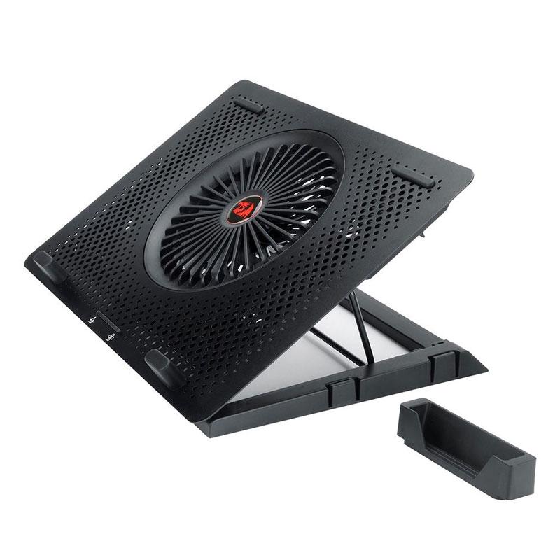 REDRAGON IVY RGB LAPTOP COOLER W/ ADJ HEIGHT BLACK (2USB PORT)