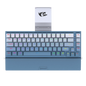 REDRAGON SHACO RGB 60% MECHANICAL GAMING KEYBOARD W/ PHONE STAND & WRIST REST (RED SWITCH) BLUE WHITE