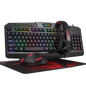 REDRAGON S101-BA-2 GAMING SET (MEMBRANE RGB KB+MOUSE+HEADSET+MOUSE PAD)