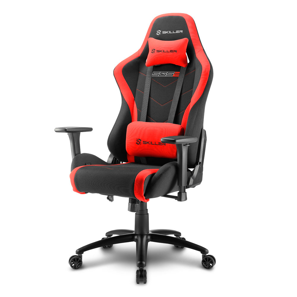 SHARKOON SKILLER SGS2 GAMING CHAIR W/ HEADREST & LUMBAR CUSHION (BLUE)