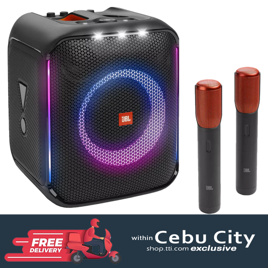 JBL PARTYBOX ENCORE PORTABLE BLUETOOTH SPEAKER W/ 2 WIRELESS MIC (BLACK)