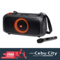 JBL PARTYBOX ON-THE-GO PORTABLE BLUETOOTH SPEAKER W/ WIRELESS MIC (BLACK)