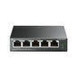 TPLINK SG1005LP 5PORT GIGABIT DESKTOP SWITCH W/ 4PORT POE+