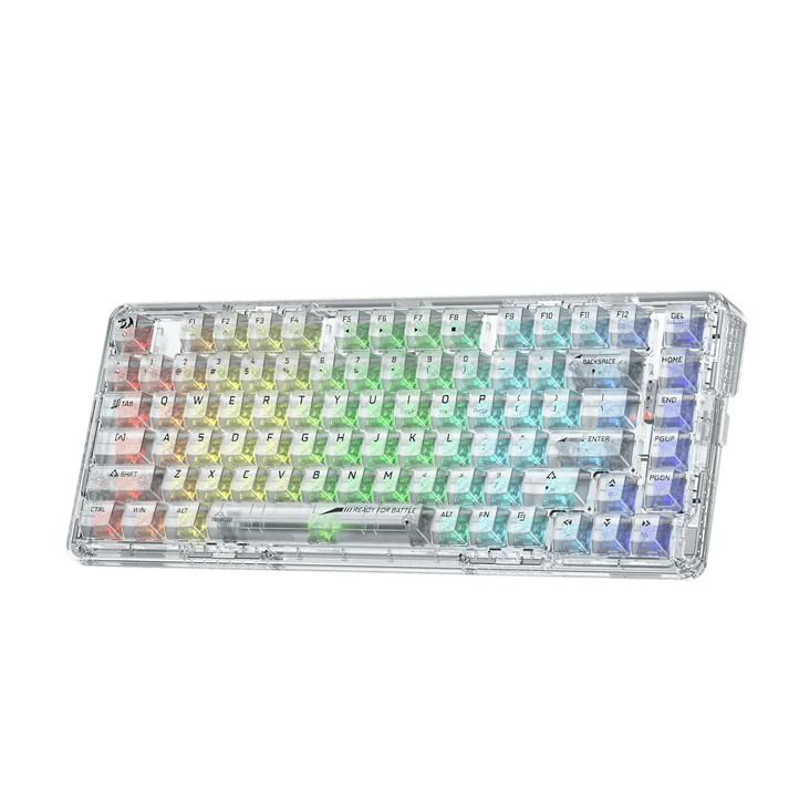 REDRAGON ELF PRO RGB WIRELESS MECHANICAL GAMING KEYBOARD (CRYSTAL SWITCH/SWAPPBL)