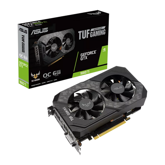 ASUS GTX 1660TI 6144MB 192BIT GDDR6 TUF-O6G-EVO-GAMING (DVI, 2XHDMI, DP)