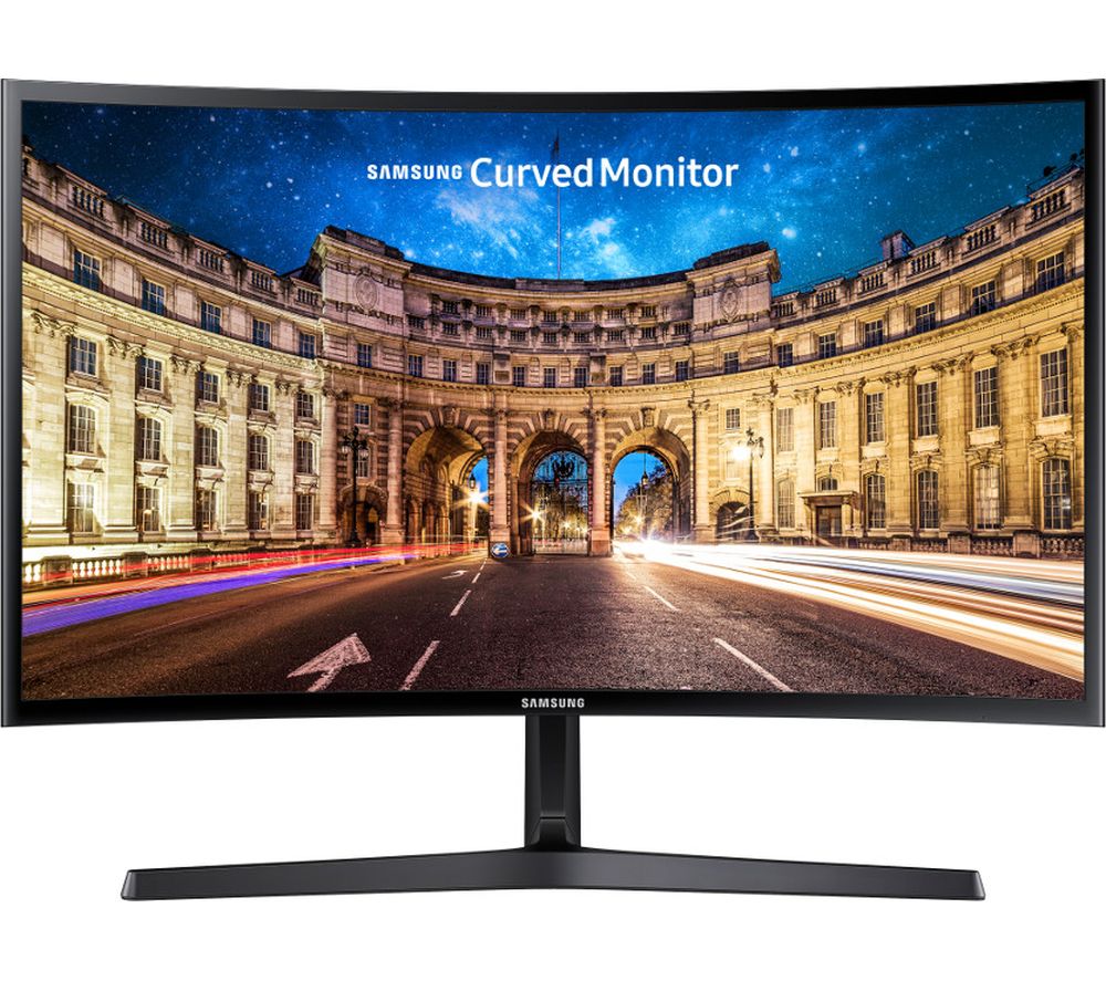 SAMSUNG LC24F390FHEXXP 23.6" WIDE PLS FHD LED CURVED MONITOR WLMNT (DB15, HDMI)