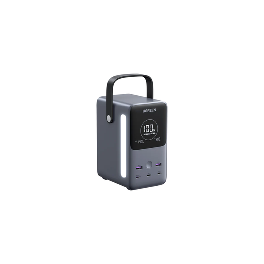 UGREEN PB770 POWERBANK 48000MAH 300W (3XUSB-C, 2XUSB-A) TWO-WAY FAST CHARGE W/ LED DISPLAY AND LIGHT (BLACK)