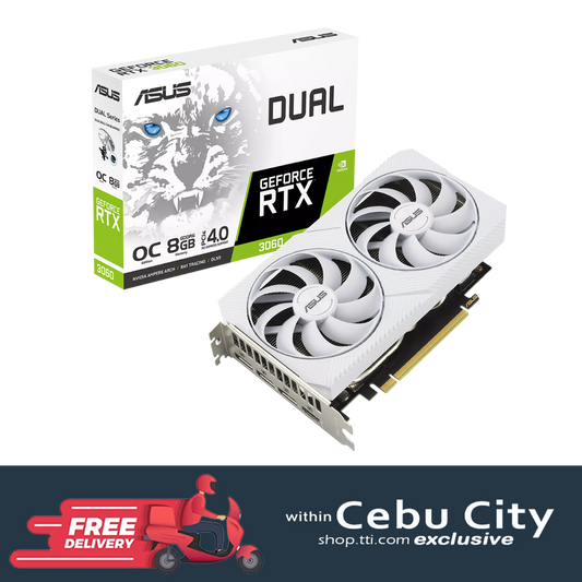 ASUS RTX 3060 8GB 128BIT GDDR6 DUAL-O8G-WHITE (HDMI, 3XDP)