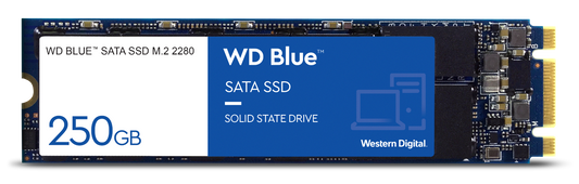 WESTERN DIGITAL 250GB BLUE SN550 NVME SSD (WDS250G2B0C) M.2 PCIE 2280