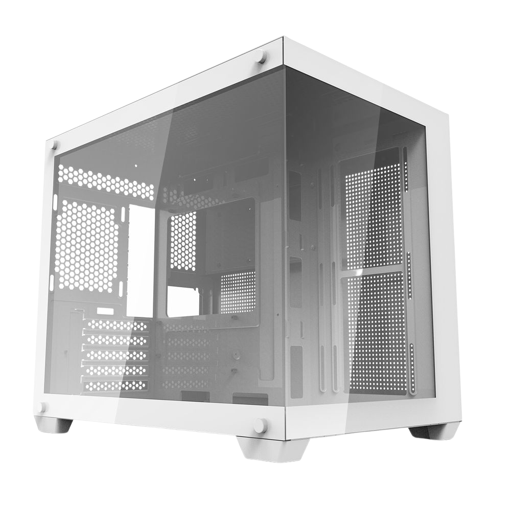DARKFLASH C285MP MICRO ATX CASE W/ TEMPERED GLASS PANORAMIC SIDE