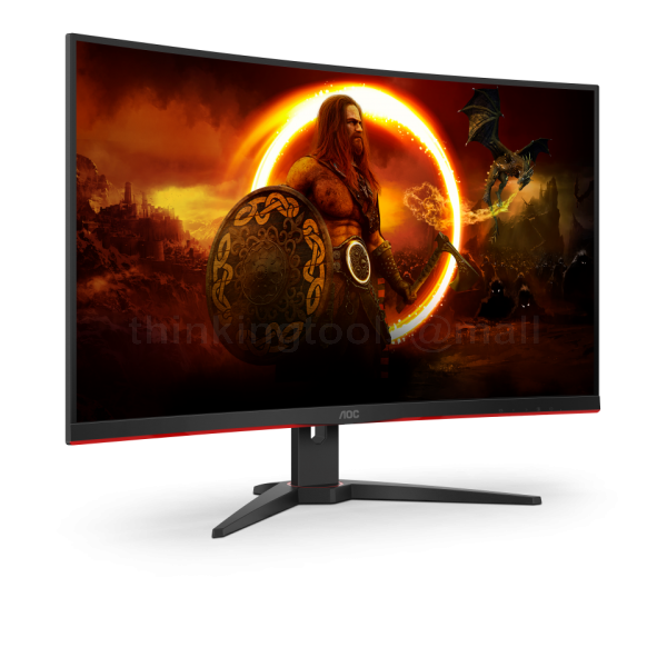 AOC C32G2ZE FHD LED CURVED GAMING MONITOR 1MS 240HZ WLMNT (2XHDMI, DP)