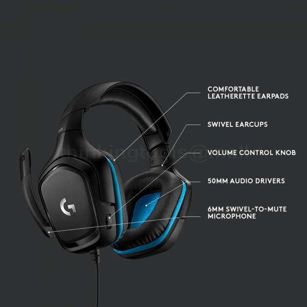 Headphones G431 Review LOGITECH G431 Surround Sound Gaming Headset