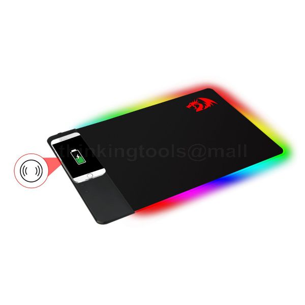 Redragon P025  ワイヤレス充電充電器 RGB マウスパッド マット Redragon P025 ワイヤレス充電充電器 RGB マウスパッド マット