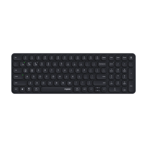RAPOO E9350L MULTI-MODE RECHARGEABLE WIRELESS BLUETOOTH KEYBOARD (DARK GREY)