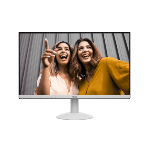 AOC 24B30H2/BW 23.8" FHD WIDE LED IPS FRAMELESS MONITOR 120HZ WLMNT (VGA,HDMI) WHITE